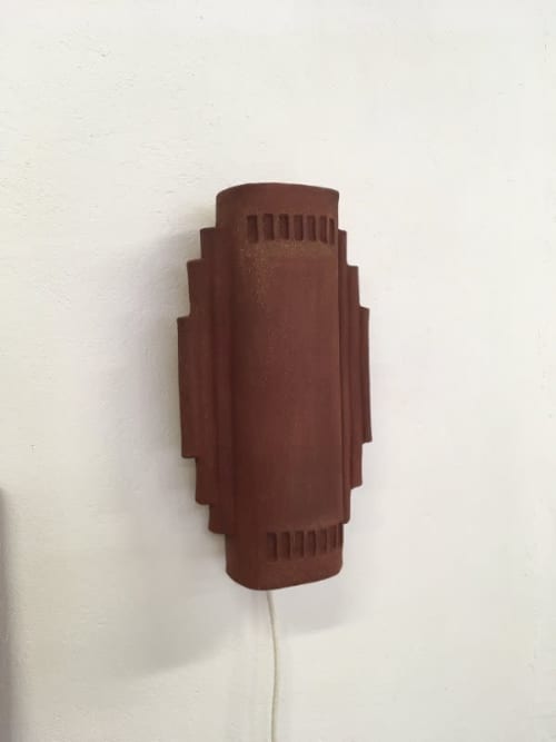 URUK - sconce | Sconces by Léa Munsch. Item made of stoneware