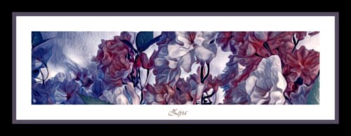 Abstract, Wall Design (2022) | Oil And Acrylic Painting in Paintings by Ziya Tatar. Item made of canvas