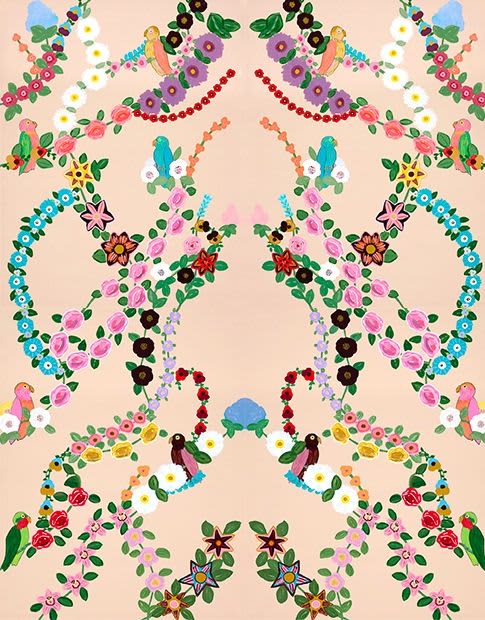 Botanical Wallpaper by THIS IS CARLY BECK at Los Angeles, Los Angeles