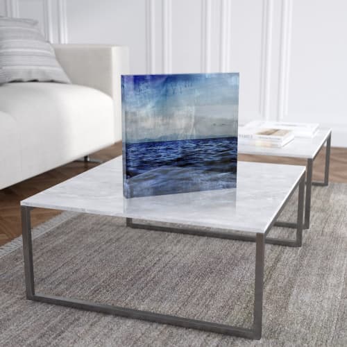 OCEAN ELEVEN III Acrylic Prism Art Object | Sculptures by Sven Pfrommer. Item made of synthetic