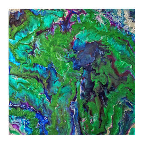Commissioned Art | Oil And Acrylic Painting in Paintings by Soulscape Fine Art + Design by Lauren Dickinson. Item made of canvas
