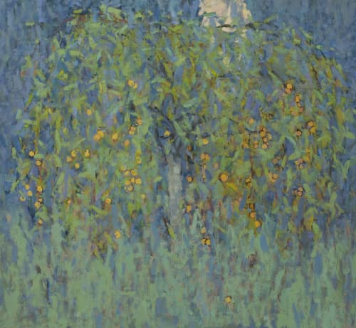 Paradise Apple | Oil And Acrylic Painting in Paintings by Glib Franko. Item made of canvas with synthetic