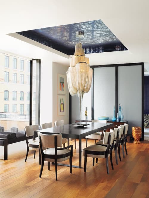 DT-121 Dining Table | Tables by Antoine Proulx Furniture, LLC. Item composed of wood