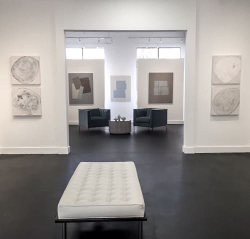 Gallery Exhibition | Oil And Acrylic Painting in Paintings by Kim Fonder | Anne Neilson Fine Art Gallery in Charlotte. Item composed of synthetic