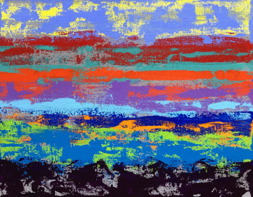 There’s Grey Area in Life | Oil And Acrylic Painting in Paintings by Reade C Gloeckner Fine Art. Item composed of canvas and synthetic