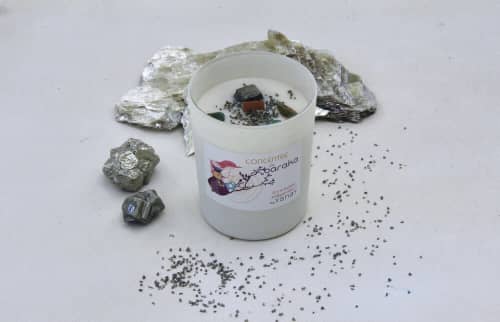 Baraka Crystal Candle | Candle Holder in Decorative Objects by Marie Burgos Design and Collection. Item made of glass