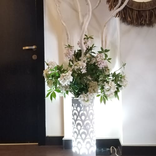 Enchanting Indoor Lamp Fairy Light Decor, Floor Lamp, Decor | Lamps by Magdyss Boutique. Item made of wool with metal works with boho & mediterranean style