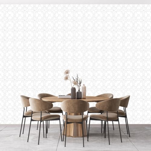 Wallpaper Trevo CT | Wall Treatments by Alzuleycha. Item made of paper compatible with mediterranean style