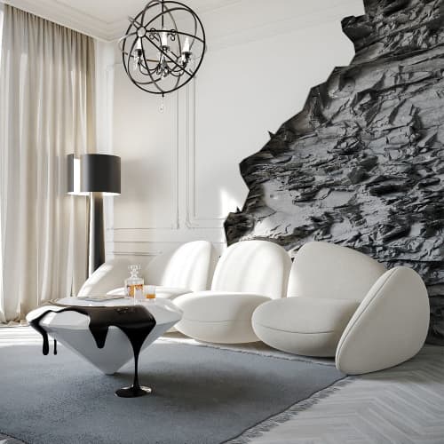 SIERRA Coffee Table | Tables by Mavimatt. Item made of metal with synthetic