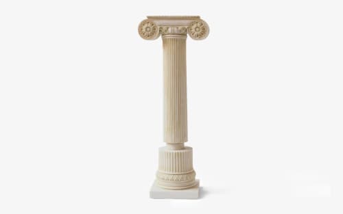 Ionic Column Statue (Large) | Sculptures by LAGU. Item composed of marble