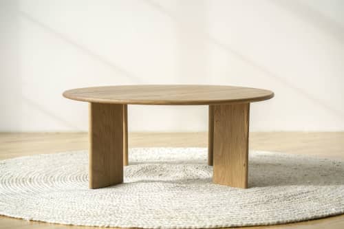 "Reunion" Coffee Table | Tables by THE IRON ROOTS DESIGNS. Item made of oak wood
