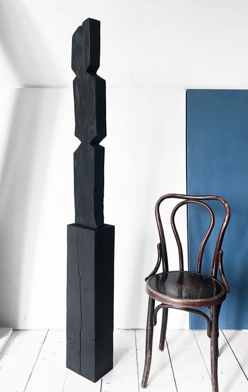 Untitled 124 | Sculptures by Neshka Krusche. Item composed of wood in minimalism or mid century modern style