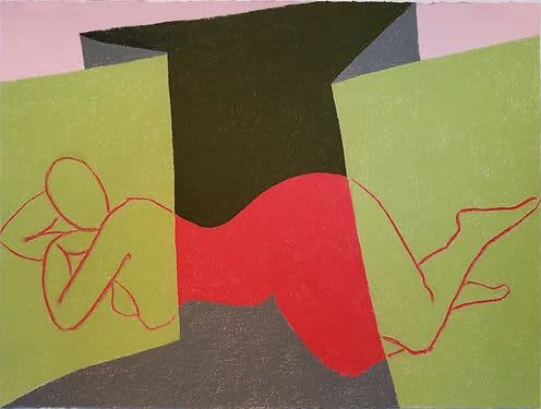 In The Fold | Drawings by Elvira Dayel. Item made of paper with synthetic