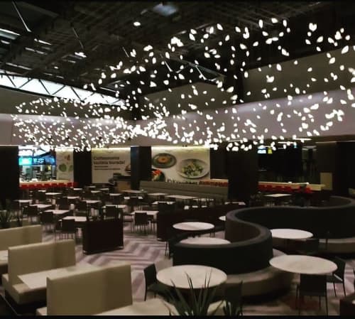 "Giant Birds Cloud" | Lighting Design by Beau&Bien
