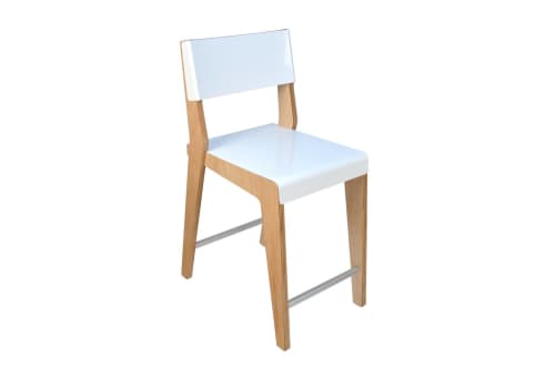 Lock Counter Stool | Chairs by Housefish. Item composed of maple wood
