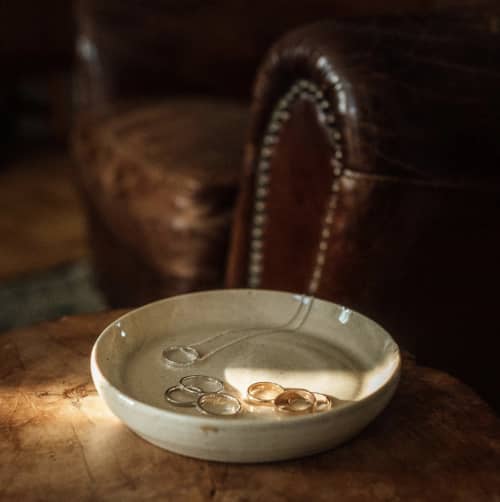 Jewelry Plate | Decorative Tray in Decorative Objects by Diana Luong Ceramics. Item composed of ceramic