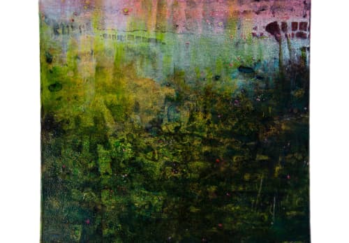 St. Croix 5 - Beneath | Oil And Acrylic Painting in Paintings by Virginia Bradley Art. Item composed of synthetic