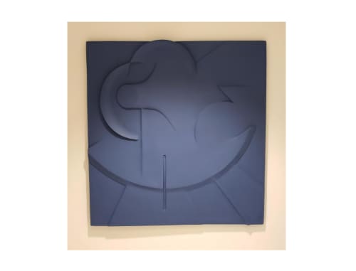Relief Cloud | Wall Sculpture in Wall Hangings by Patrick Bonneau. Item made of synthetic