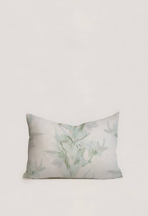 Big Sagebrush - Adobe Pillow | Pillows by BRIANA DEVOE. Item made of cotton