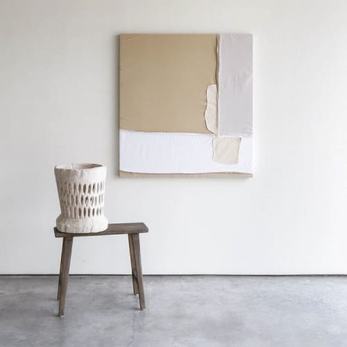 Collage Risorse Naturali LXI | Mixed Media by Kim Fonder. Item made of paper & synthetic