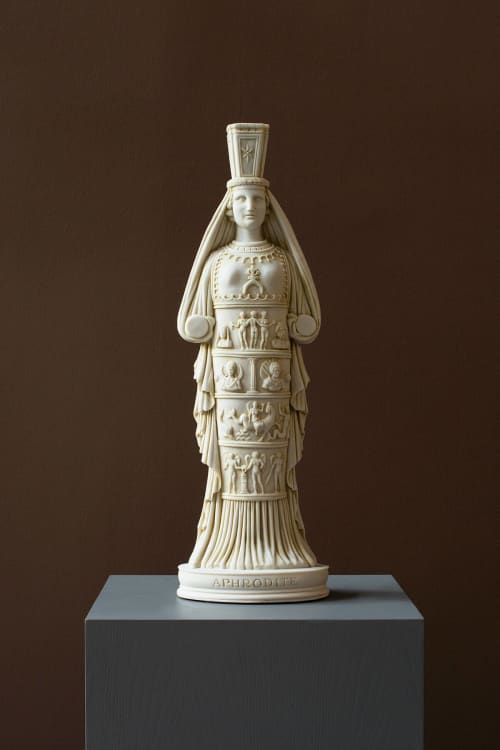 Aphrodite Statue Made with Compressed Marble Powder | Sculptures by LAGU. Item made of marble
