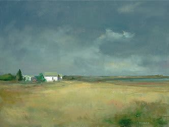 Anne Packard "Beach Point | Oil And Acrylic Painting in Paintings by YJ Contemporary Fine Art. Item made of canvas