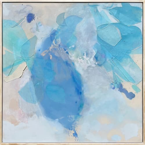 Rhythm Of The Rain | Oil And Acrylic Painting in Paintings by Stacey Warnix Studio