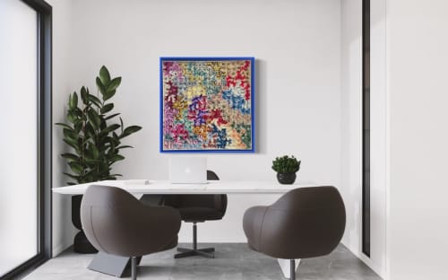 Ral 5002 | Mixed Media by Michael Olsen. Item made of wood works with contemporary & modern style
