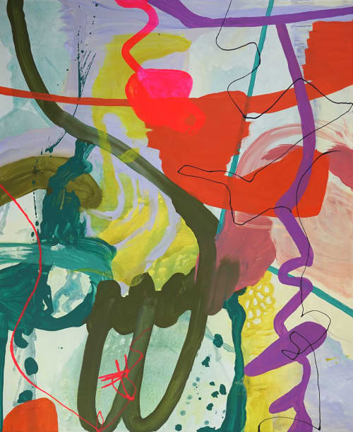 Sweet birds of dawn | Oil And Acrylic Painting in Paintings by Wendy Grace. Item composed of canvas and synthetic