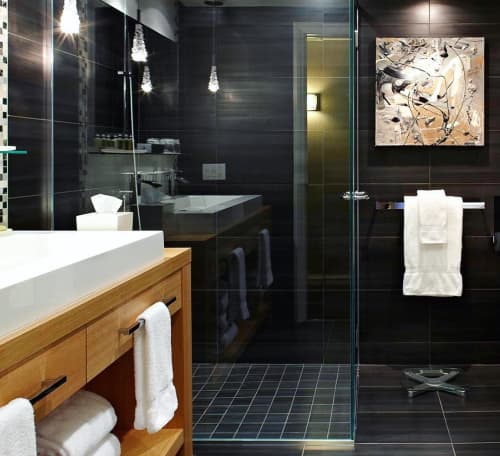 Shower Art | Mixed Media by Galerie LISABEL | InterContinental Montreal in Montréal. Item made of synthetic