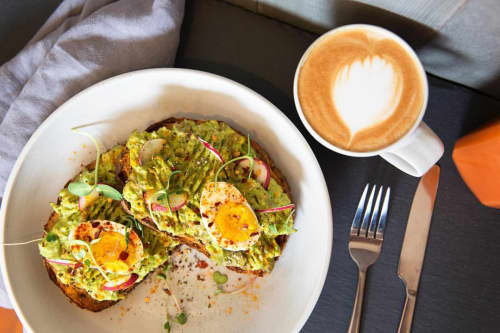 Large Salad Bowl | Dinnerware by Dowd House Studios | Healthy Being Café & Juicery in Jackson. Item composed of ceramic