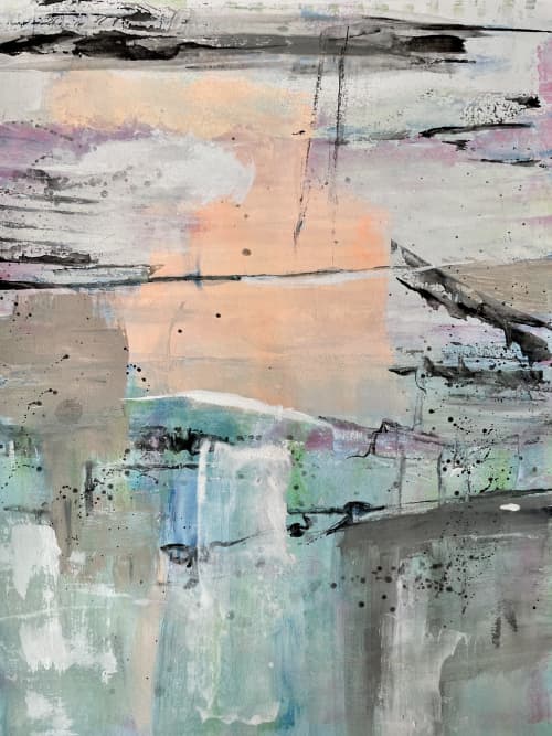 Breeze Series 1 | Oil And Acrylic Painting in Paintings by vibhakapur_art. Item made of paper with synthetic