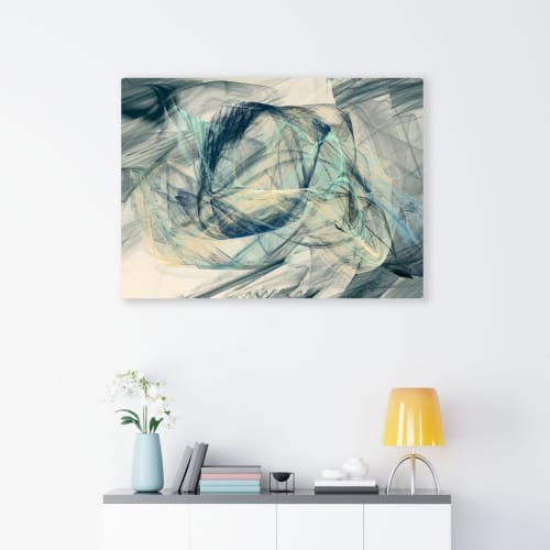 Bluish 29033 | Prints by Rica Belna. Item composed of canvas