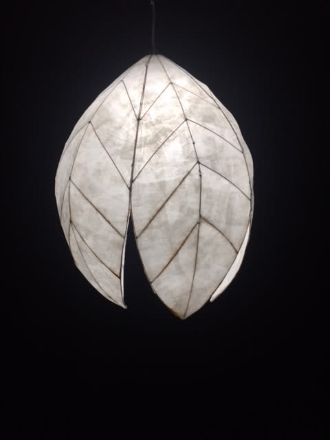Petal Lamp | Pendants by Pedro Villalta. Item composed of steel and paper