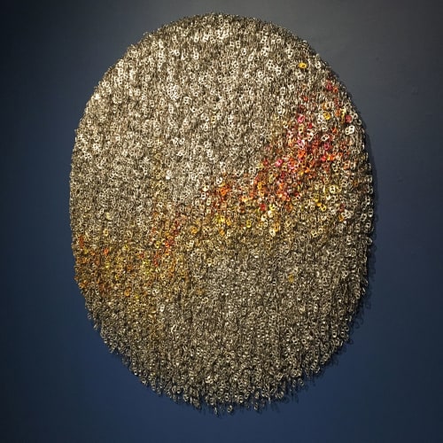 Treasure 1.7 | Sculptures by Virginia Fleck | Climate Pledge Arena in Seattle. Item made of aluminum