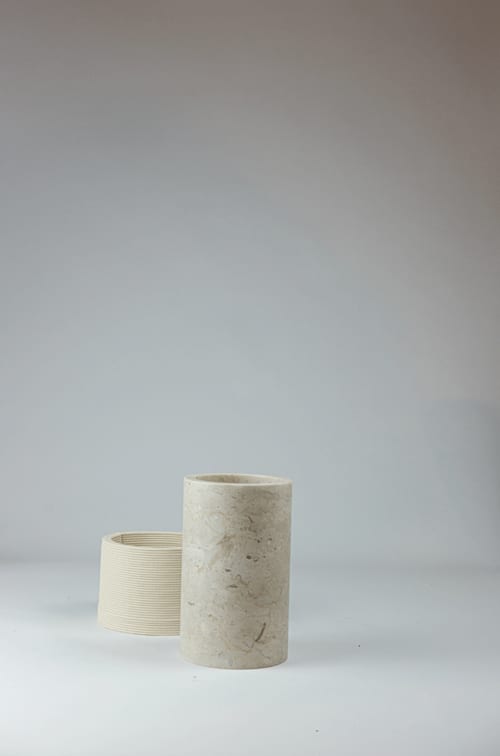 Stratosustrato 2 | Vessels & Containers by gumdesign. Item made of marble works with contemporary style