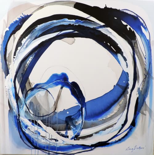 Lara Scolari Original Artwork, Fluid's | Oil And Acrylic Painting in Paintings by Lara Scolari. Item made of canvas