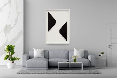 Memories #14 | Mixed Media by Cristian Stefanescu. Item made of wood & paper compatible with minimalism and contemporary style