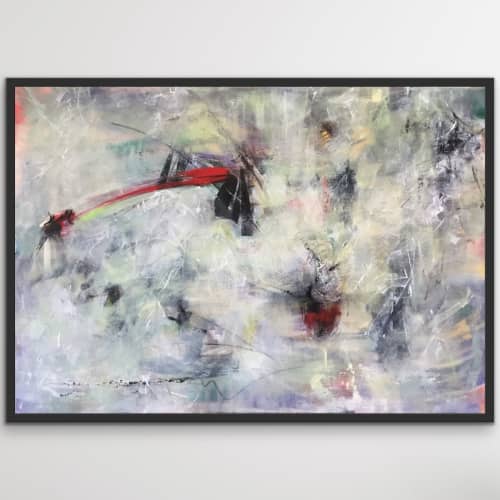 Desire | Oil And Acrylic Painting in Paintings by Viktoria Ganhao. Item made of canvas