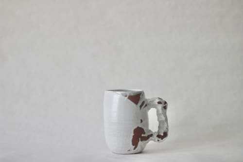 Red clay primitive pitcher | Vessels & Containers by ZHENI. Item composed of ceramic