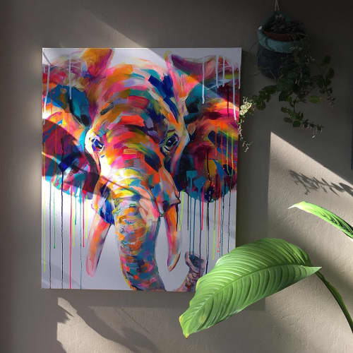 Elephant | Paintings by JUN YANG