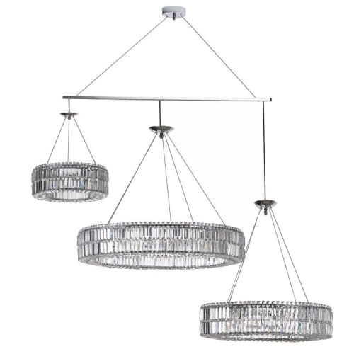 AM8003 CIRCULAR RING | Chandeliers by alanmizrahilighting | New York in New York. Item made of metal with glass