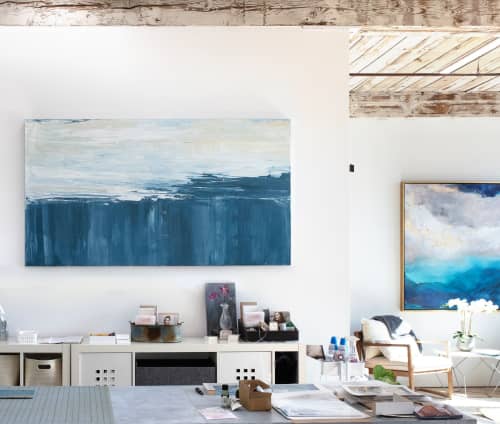 Sweet Deluge - Original | Oil And Acrylic Painting in Paintings by Julia Contacessi Fine Art | Metro Art Studios in Bridgeport. Item made of canvas