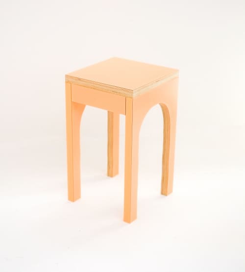 Arched Side Table | Tables by akaye. Item made of wood works with minimalism & contemporary style