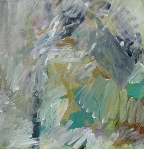 Embrace 4 🔴 | Oil And Acrylic Painting in Paintings by Darlene Watson Abstract Artist. Item made of canvas with synthetic