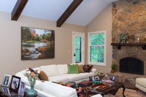 4x5’ framed giclee print of Missouri Botanical Garden Fall | Photography by Coblitz Creative Concepts, LLC. Item composed of canvas and paper