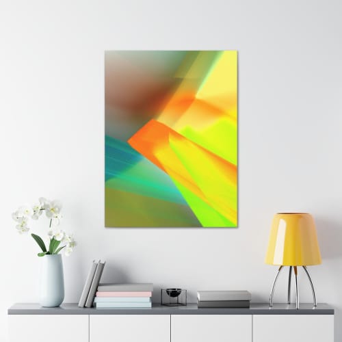 ColorShapes 9870 | Oil And Acrylic Painting in Paintings by Rica Belna. Item made of canvas