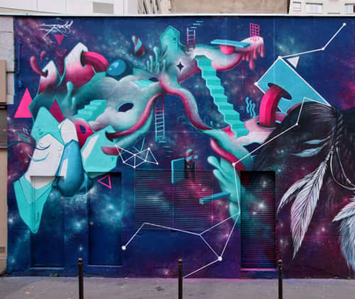 TRANS- | Street Murals by Russ. Item composed of synthetic
