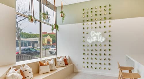 Custom Leather Plant Hangers | Macrame Wall Hanging in Wall Hangings by Keyaiira | leather + fiber | Drip Doctors Brentwood in Los Angeles. Item made of fiber