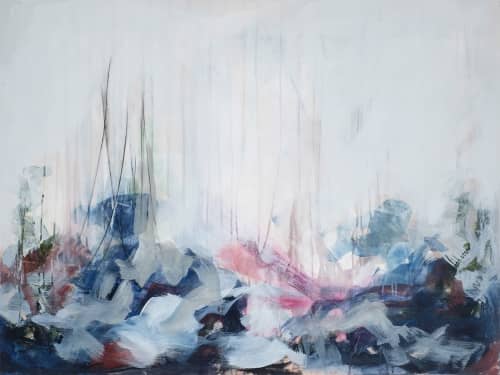 Hawks Series 145 | Oil And Acrylic Painting in Paintings by Lisa Ochowycz. Item made of synthetic